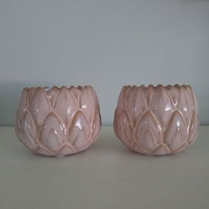 Set of two Anthropologie planters, NWOT